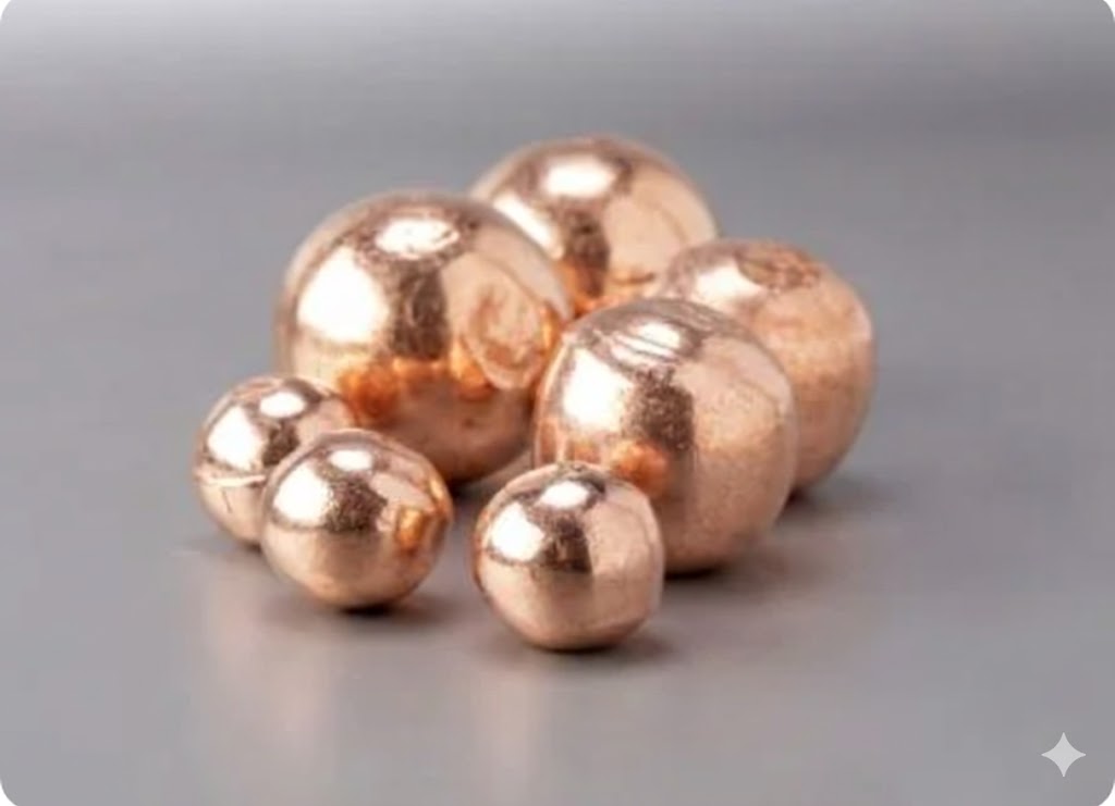 Copper Balls & Beads